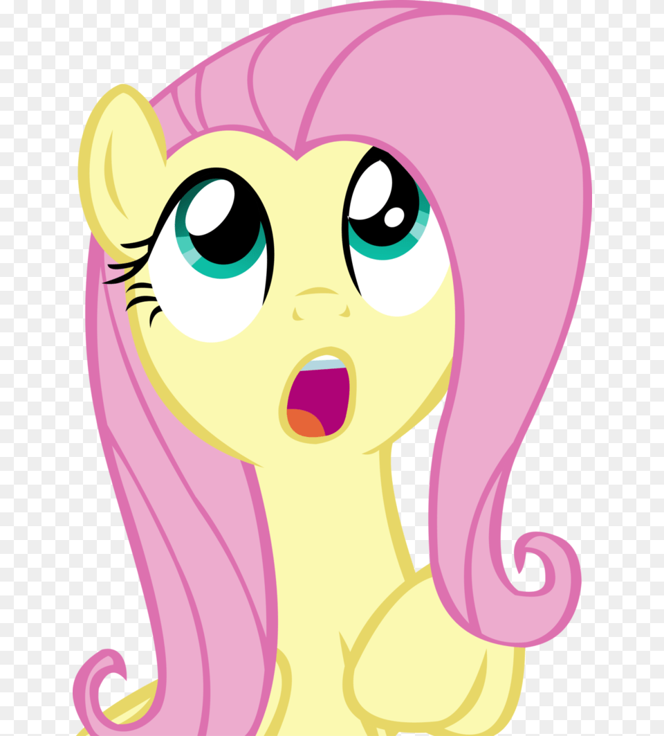 Amazed By Cyanlightning Fluttershy, Art, Person, Book, Comics Png Image