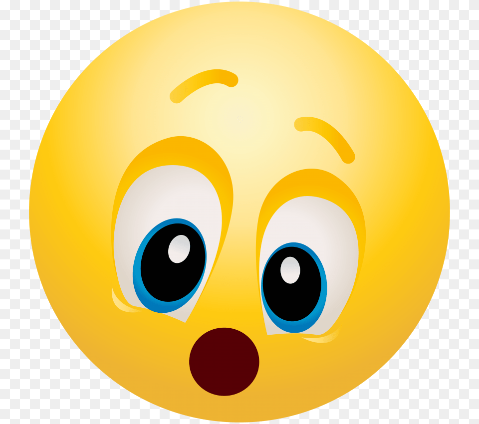 Amazed Emoticon, Sphere, Disk Free Transparent Png