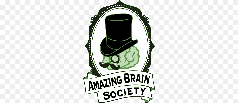 Amazing Brain Society Logo Illustration, Advertisement, Clothing, Hat, Poster Free Png Download
