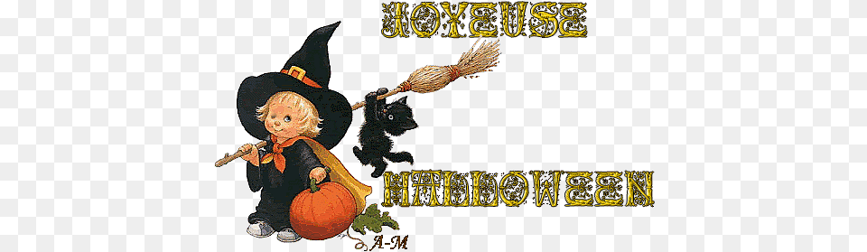 Amazing Cliparts Joyeuse Halloween Clipart Animated 50 Gifs Anims Gratuits Halloween, Baby, Person, Scarecrow Png Image