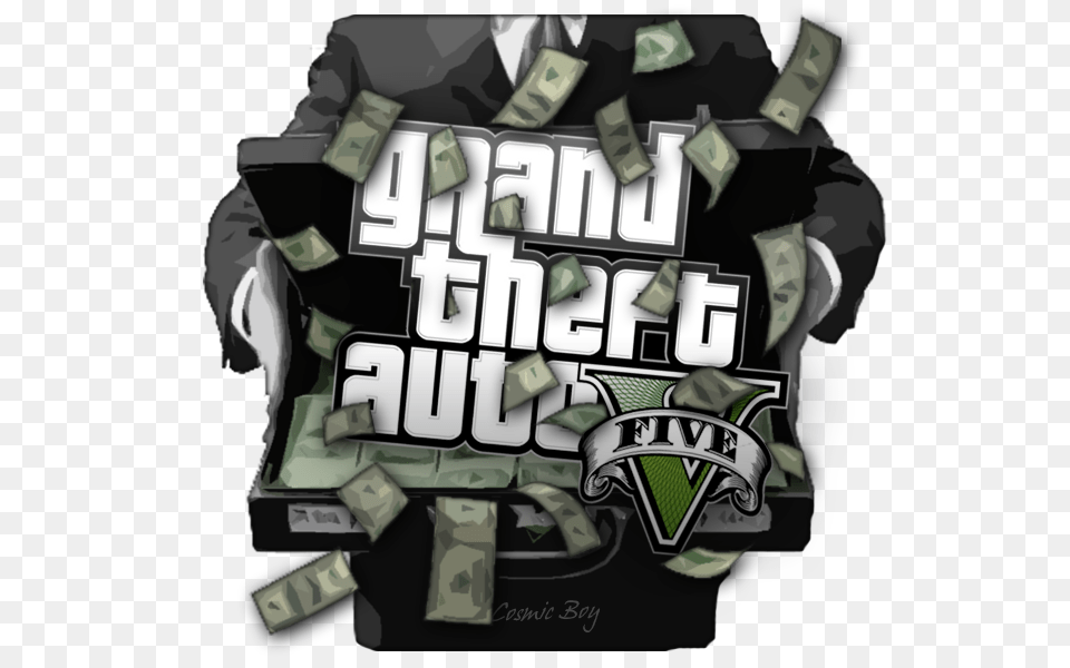 Amazing Cliparts Gta 5 Money Clipart Gta 5 Online, Art, Collage, Box, Package Free Png Download
