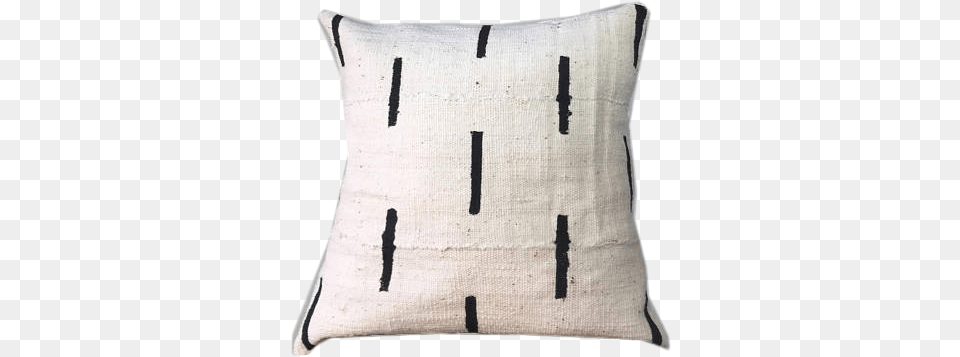 Amazing Dashed Line African Mudcloth Hand Stitched Cushion, Home Decor, Pillow, Linen, Clothing Free Transparent Png