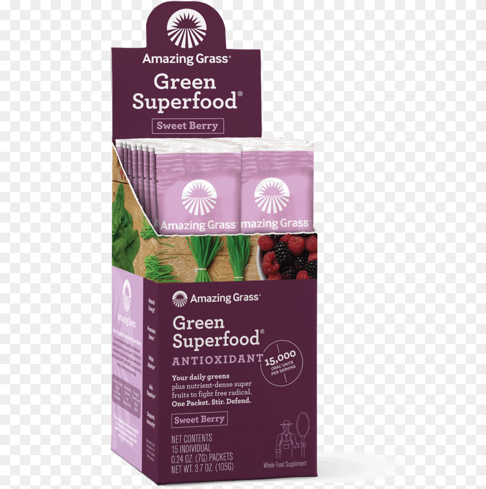Amazing Grass Green Superfood Sweet Berry, Herbal, Herbs, Plant, Food Png