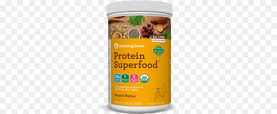 Amazing Grass Protein Whole Foods, Herbal, Herbs, Plant, Jar Png Image