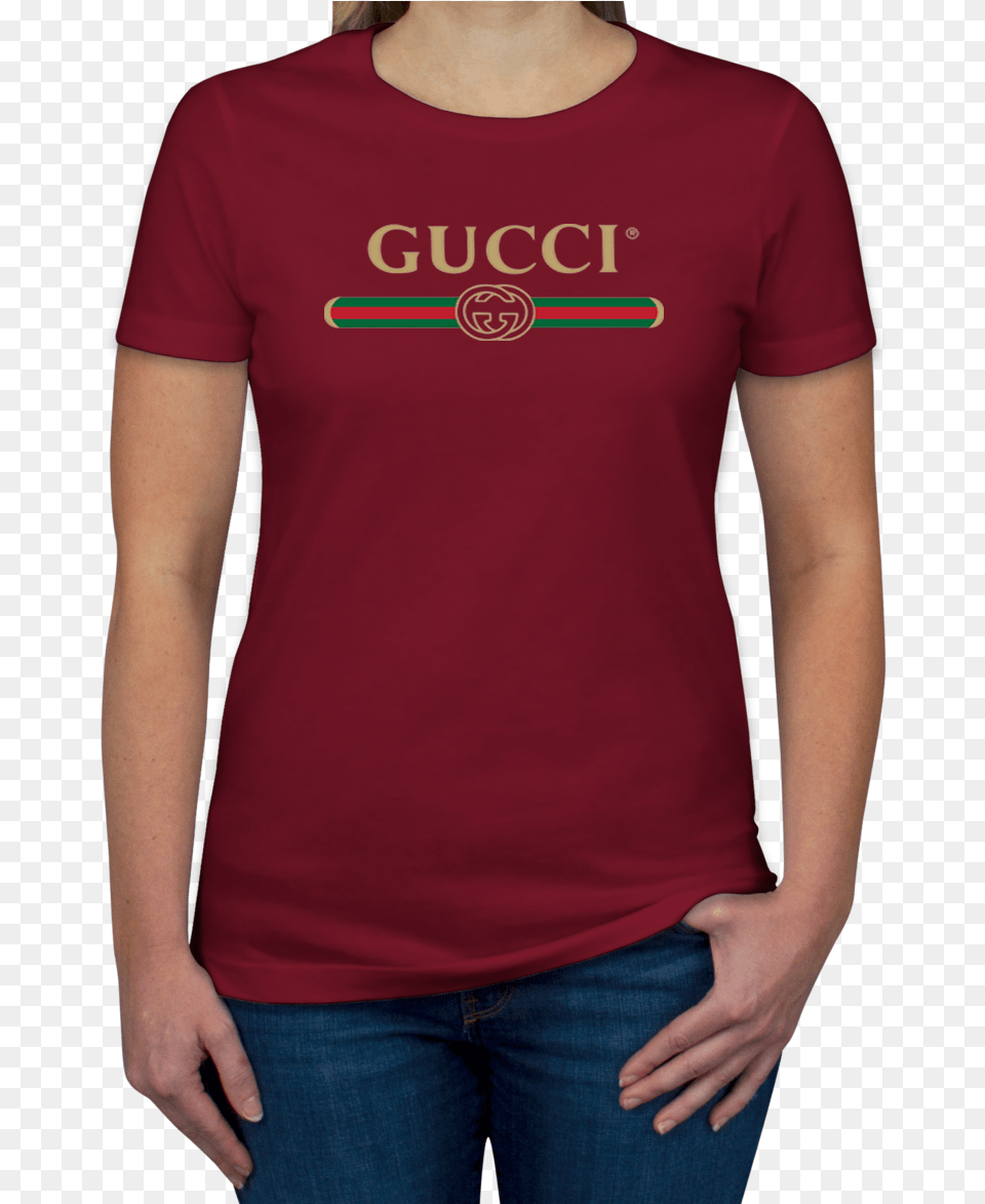 Amazing Gucci Logo 2018 Women S T Shirt, Clothing, T-shirt, Jeans, Pants Free Png