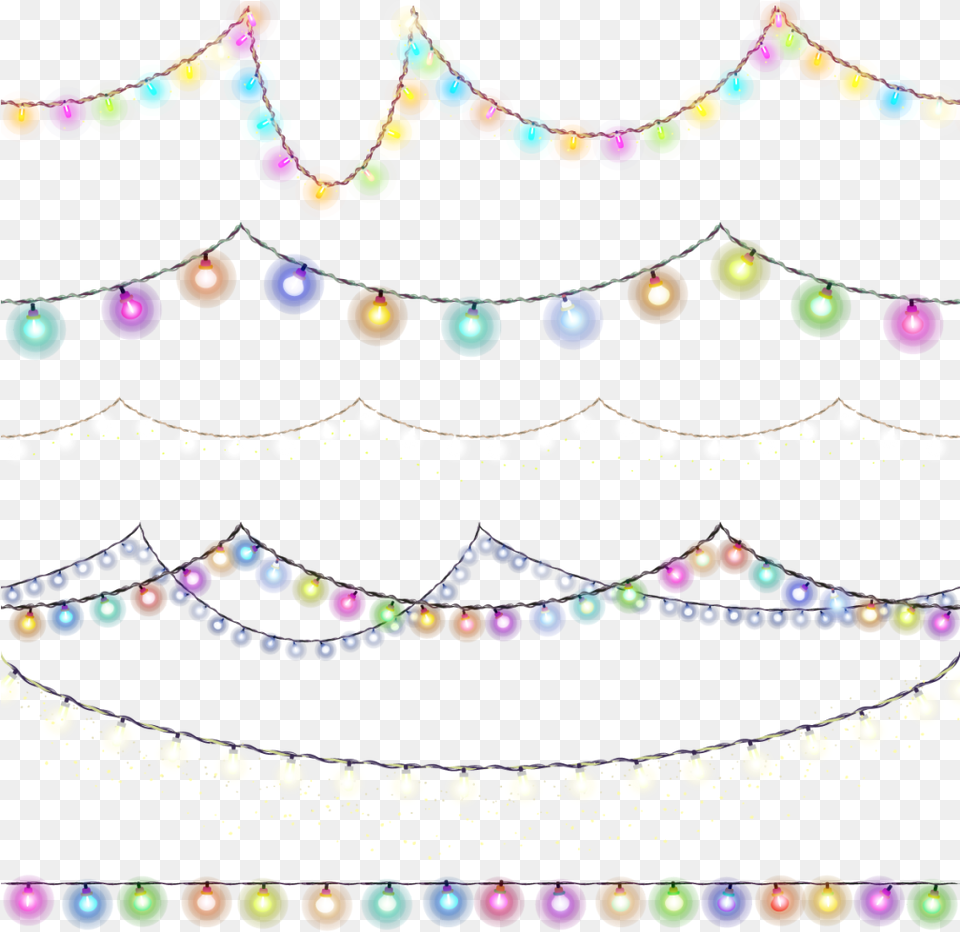 Amazing High Quality Latest Images Transparent String Lights Colorful, Accessories, Jewelry, Necklace Free Png