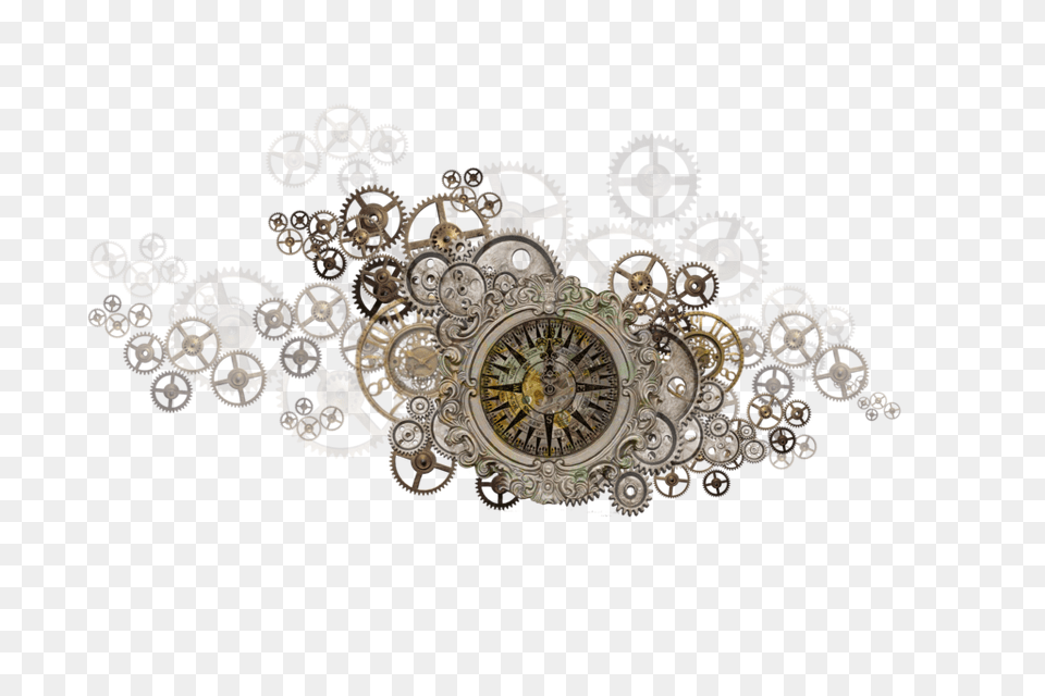 Amazing High Transparent Clock Gears, Accessories, Jewelry, Chandelier, Lamp Free Png