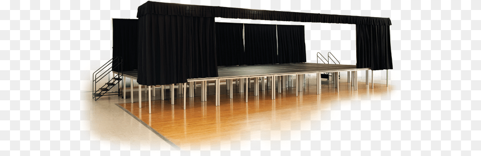 Amazing Portable Stage Curtains Designs With Stage Architecture, Floor, Flooring, Hardwood, Wood Free Transparent Png
