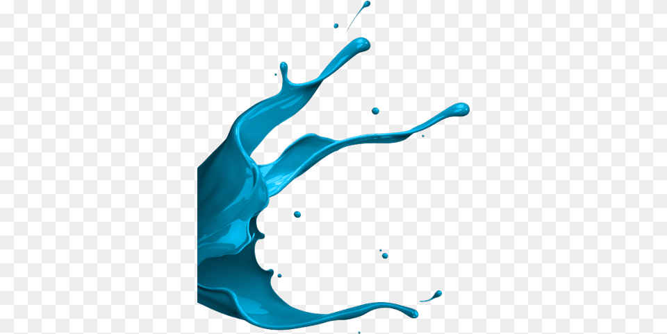 Amazing Transparent Background In Paint Blue Paint Blue Ink Splash, Beverage, Milk, Droplet Free Png Download