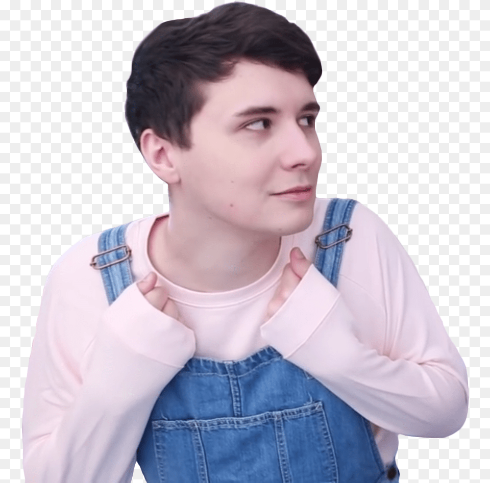Amazingphil Transparent Black And White Phil Dan Soft Dan And Phil, Face, Head, Person, Boy Free Png