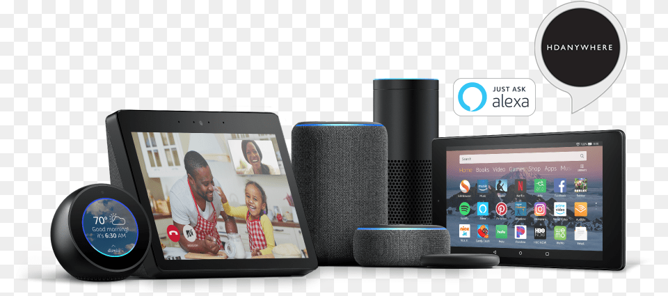 Amazon Alexa, Computer, Electronics, Tablet Computer, Head Png Image