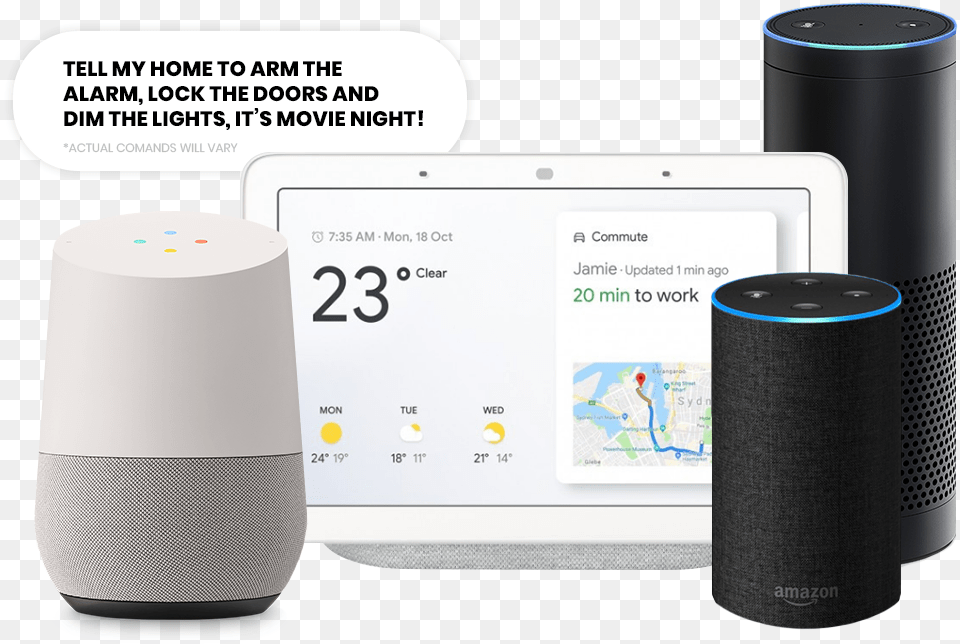 Amazon Alexa And Google Home Virtual Assistant Integration Cylinder, Electronics, Computer Free Png Download