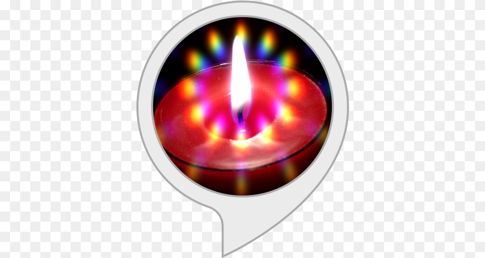 Amazon Alexa Night Light, Fire, Flame, Candle, Disk Free Png