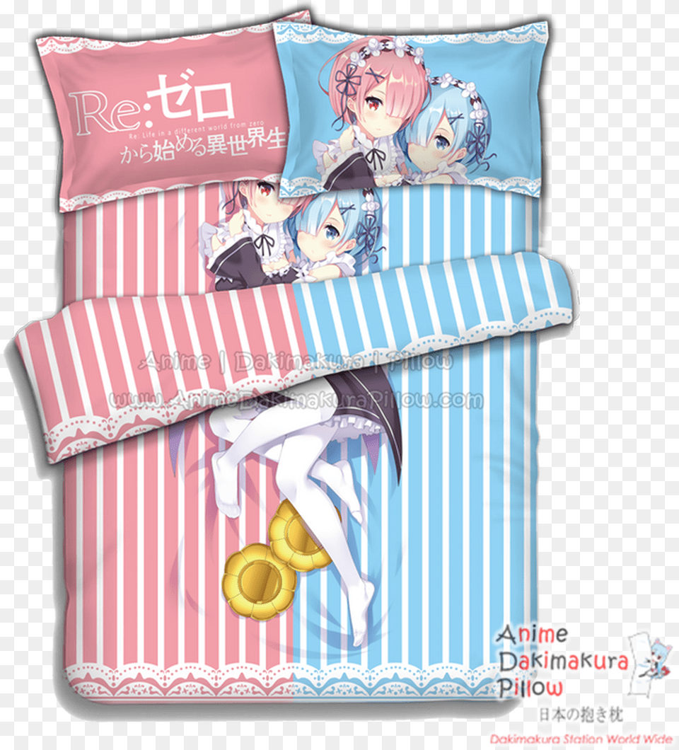 Amazon Anime Re Zero Bed, Home Decor, Cushion, Pillow, Person Png