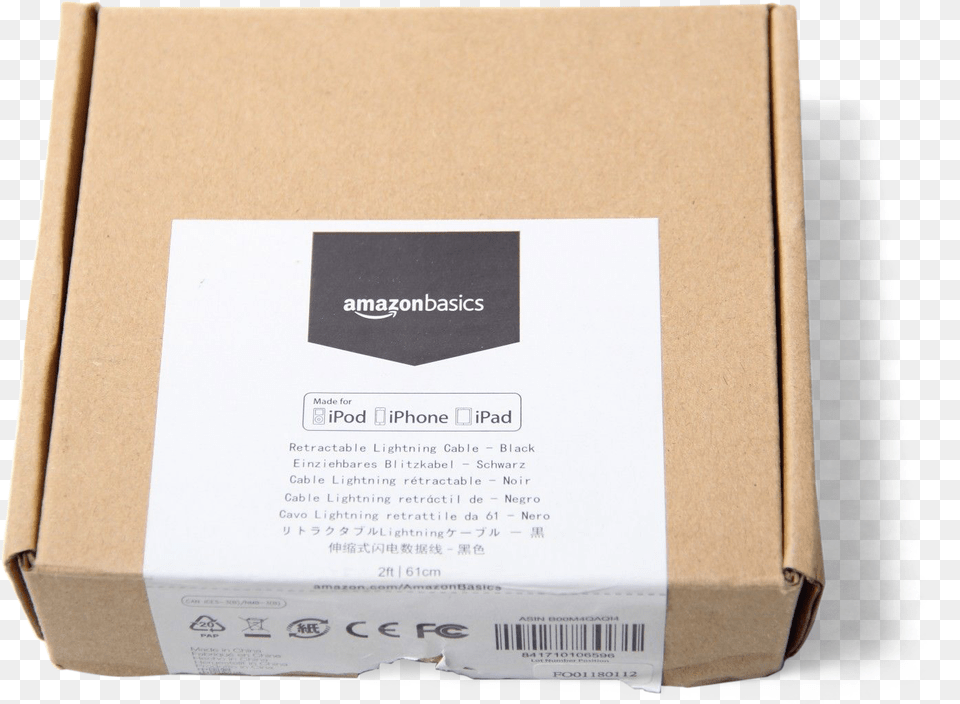 Amazon Batteries Amp Cables Box, Cardboard, Carton, Package, Package Delivery Png