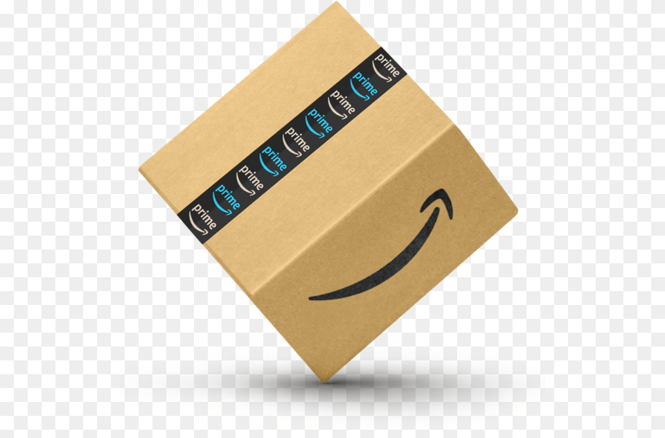 Amazon Box Balancing On Its Corner With The Amazon Paper, Cardboard, Carton, Package, Package Delivery Free Transparent Png