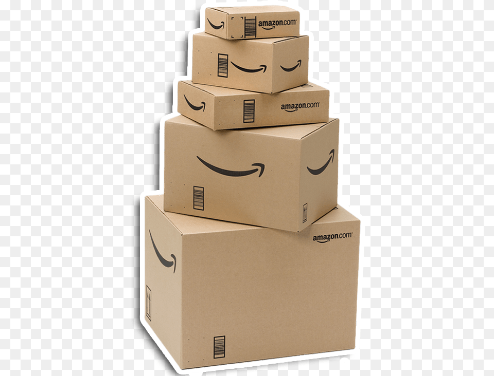 Amazon Boxes, Box, Cardboard, Carton, Package Png