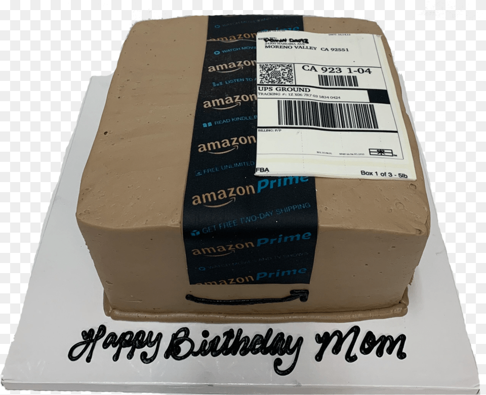 Amazon Cake Cake, Box, Cardboard, Carton, Package Png