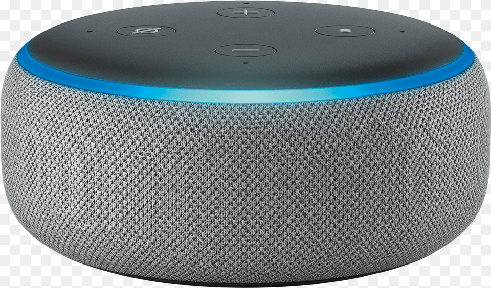 Amazon Echo Dot 3rd Generation Light Grey Lufthansa Echo Dot 3 Gris, Electronics, Speaker Free Png