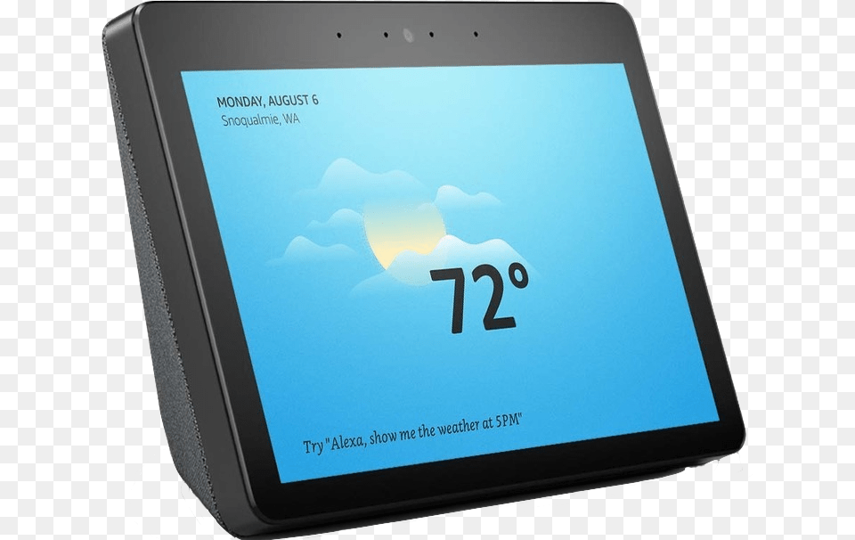 Amazon Echo Show 2nd Generation, Computer, Electronics, Tablet Computer, Mobile Phone Free Png