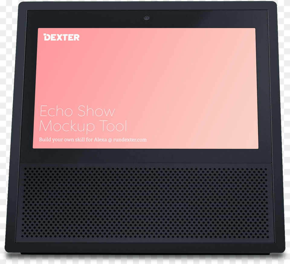 Amazon Echo Show Mockup, Computer, Electronics, Tablet Computer, Computer Hardware Free Png