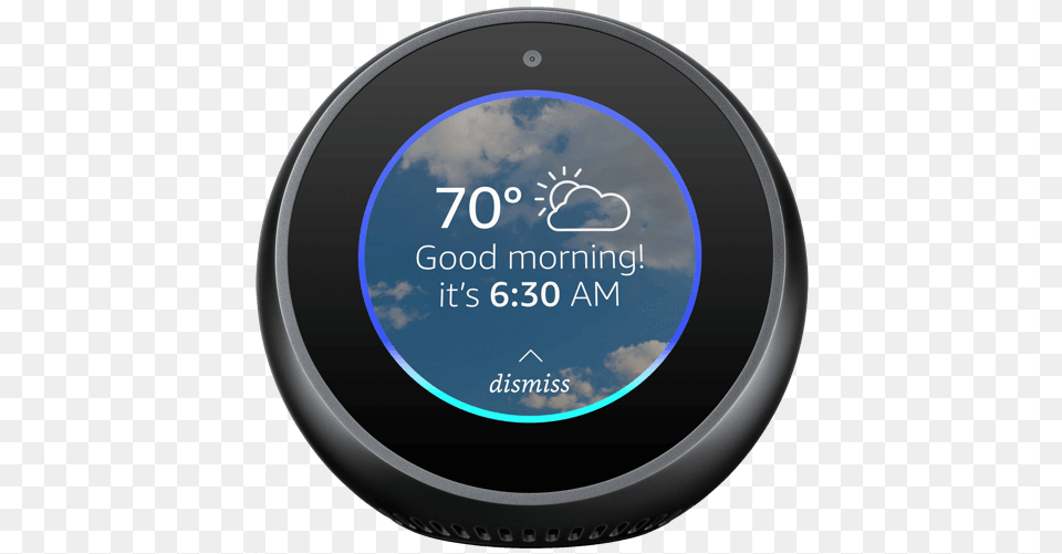 Amazon Echo Spot Alexa Echo Spot, Disk, Photography, Electronics, Nature Free Png Download