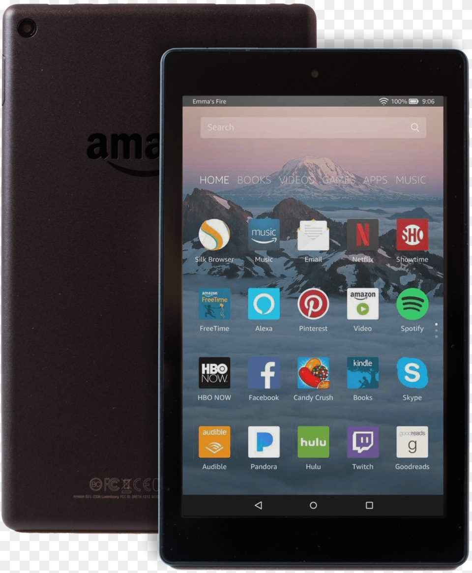 Amazon Fire Hd 8 Tablet, Computer, Electronics, Tablet Computer, Mobile Phone Free Png