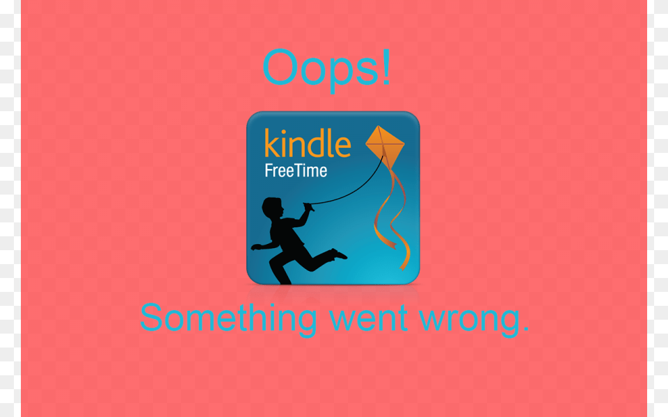 Amazon Freetime Oops Something Went Wrong Graphic Design, Text, Person Png Image