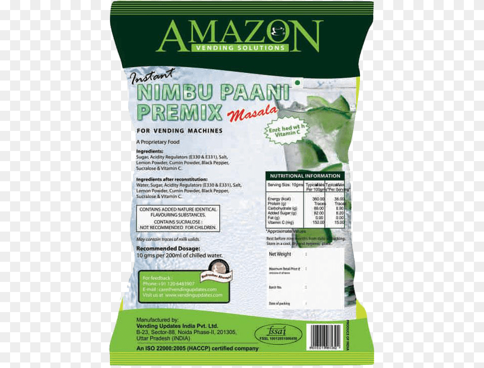 Amazon Instant Tea Premix Lemon Flavour And, Advertisement, Herbal, Herbs, Plant Free Png Download