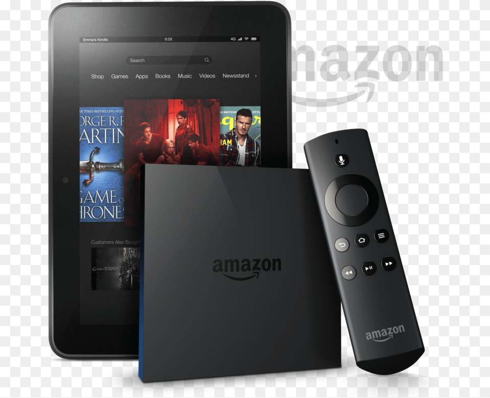 Amazon Kindle Fire Mockup, Electronics, Adult, Remote Control, Person Png