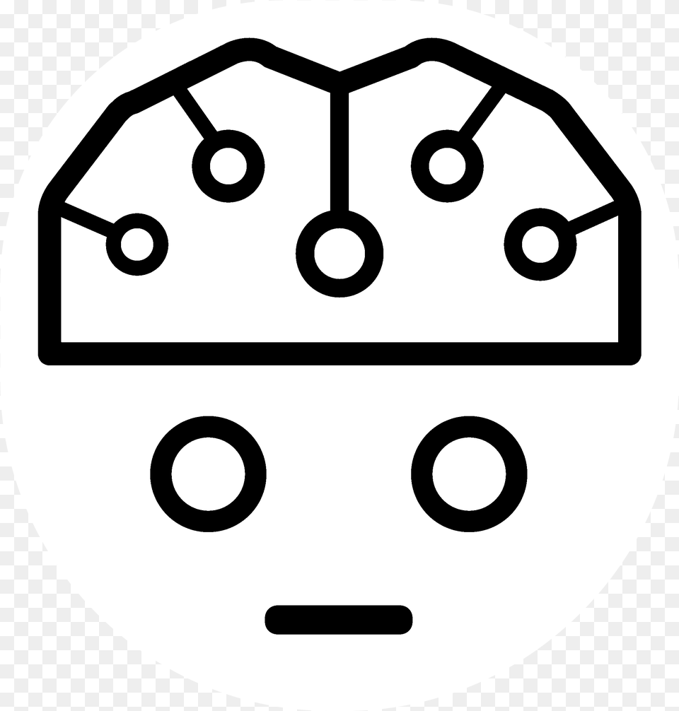 Amazon Logo White Artificial Intelligence Logo Icon, Stencil, Device, Grass, Lawn Free Png Download