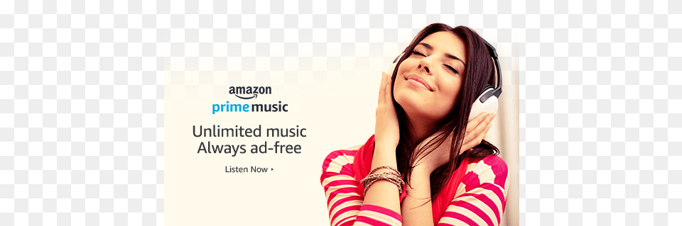 Amazon Prime Music Stream Millions Of Songs Ad Music Becomes My Best Friend When Nobody Else Understands, Face, Female, Girl, Head Free Transparent Png