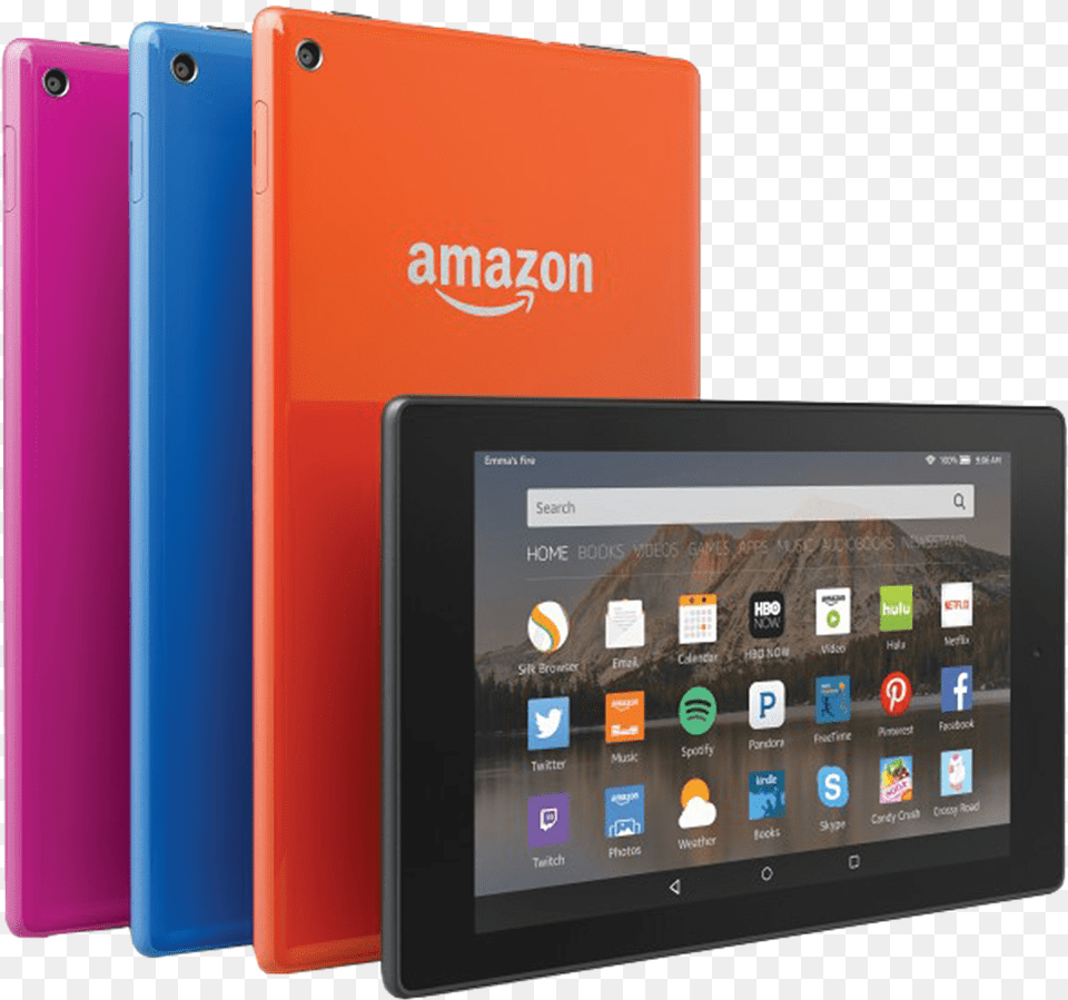 Amazon Reveals Thinner Fire Hd Tablets 10 Inch Amazon Fire Tablet, Computer, Electronics, Tablet Computer Free Png Download
