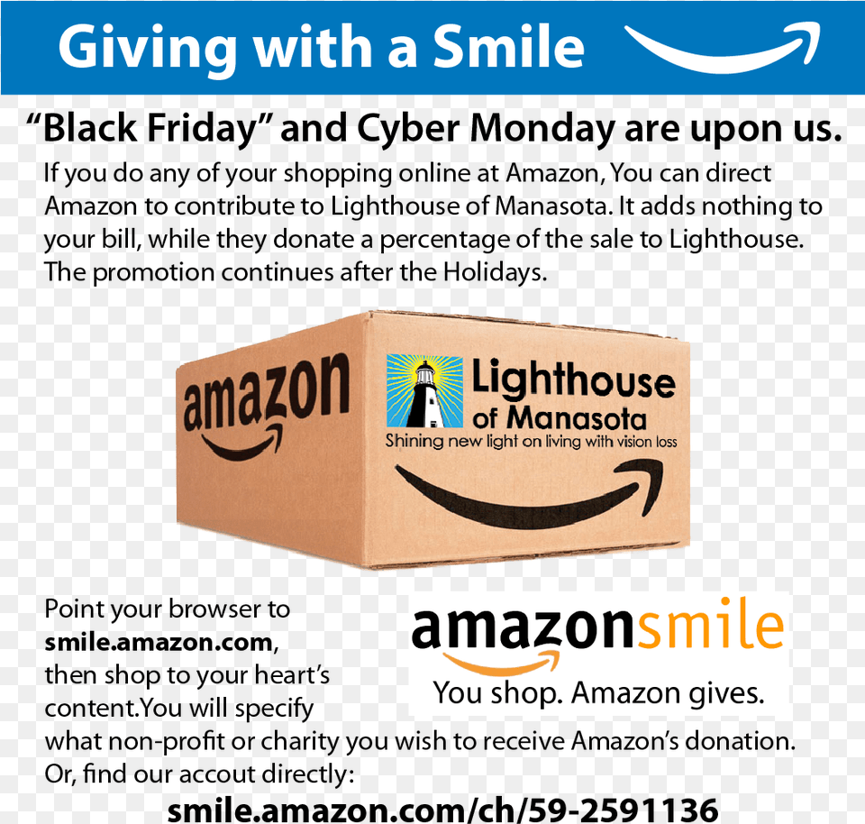 Amazon Smile, Box, Cardboard, Carton, Package Free Png Download
