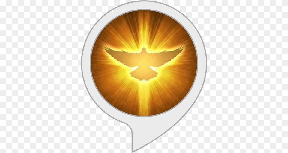 Amazoncom A Catholic Novena To The Holy Spirit Alexa Skills Gold Dove Holy Spirit, Logo Png Image