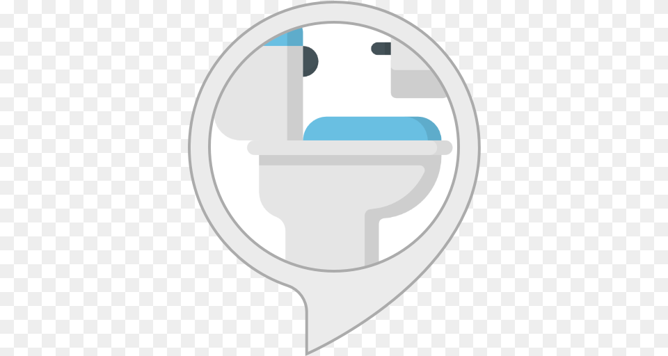 Amazoncom Bathroom Sidekick Alexa Skills Circle, Ct Scan, Indoors, Room, Toilet Free Png Download