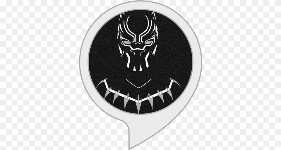 Amazoncom Black Panther Trivia Alexa Skills Marvel Black Panther Vector, Logo, Emblem, Symbol, Batman Logo Free Transparent Png