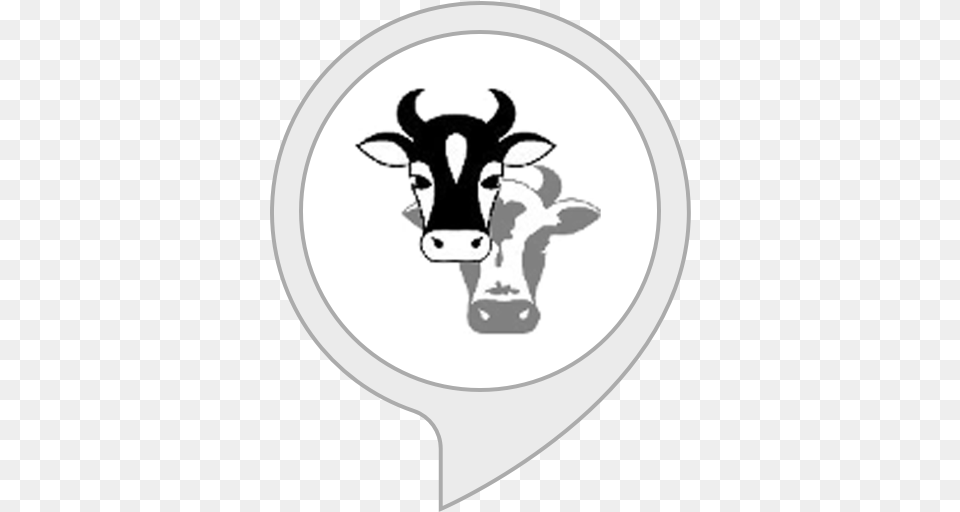 Amazoncom Bulls And Cows Game Alexa Skills Dairy Cow, Cutlery, Spoon, Stencil, Livestock Free Transparent Png