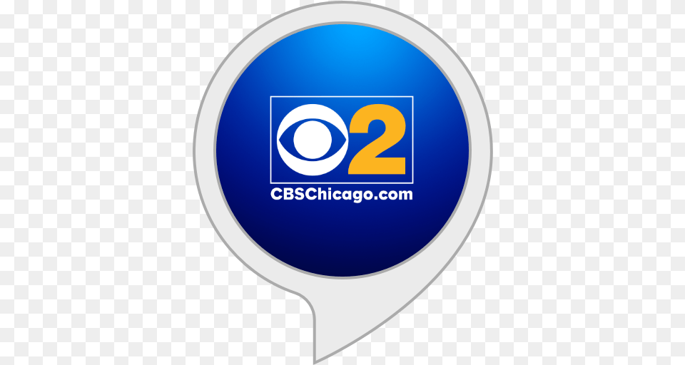 Amazoncom Cbs 2 News Chicago Alexa Skills Vertical, Logo, Symbol, Sign, Disk Free Png