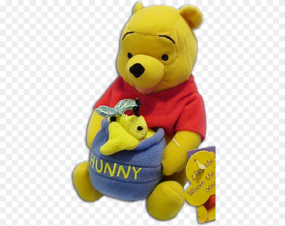 Amazoncom Disney Baby Winnie The Pooh Amp Friends Small Winnie The Pooh Stuffed Animal With Honey Pot, Toy, Plush, Tennis Ball, Tennis Free Png