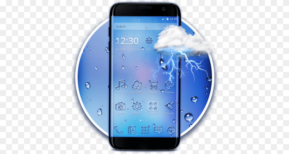 Amazoncom Drizzle Rain Drops Theme Appstore For Android Samsung Galaxy, Electronics, Mobile Phone, Phone Free Png