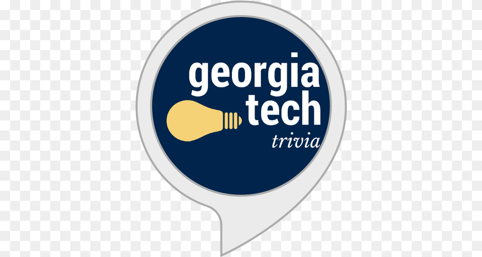 Amazoncom Georgia Tech Trivia Alexa Skills Circle, Light, Disk Png Image