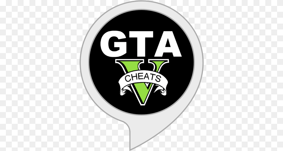 Amazoncom Gta 5 Cheats For Grand Theft Auto Alexa Skills Grand Theft Auto V, Logo, Badge, Symbol Free Transparent Png