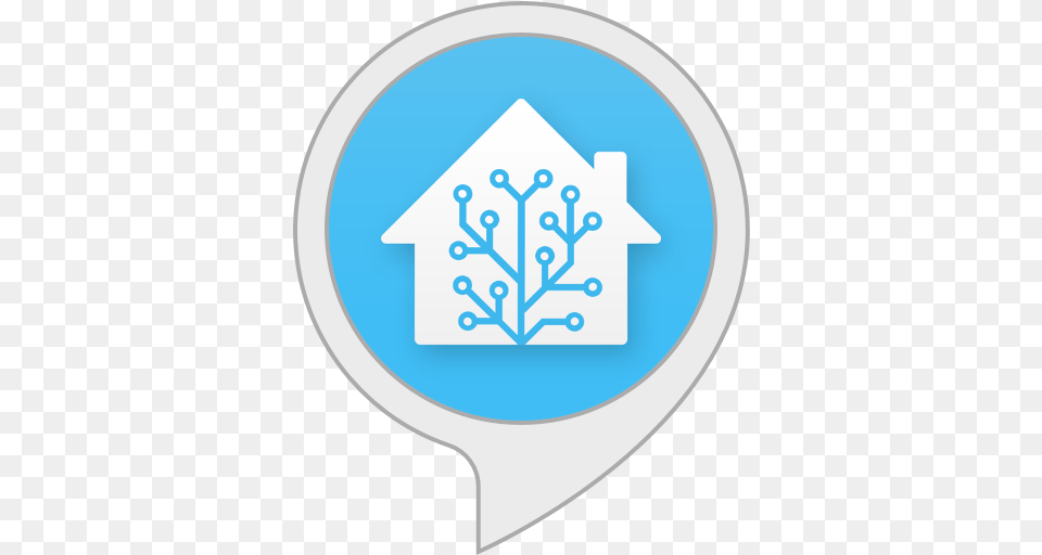 Amazoncom Home Assistant Alexa Skills Home Assistant Logo, Outdoors, Nature, Leaf, Plant Free Png Download