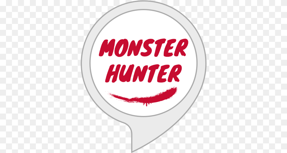 Amazoncom Monster Hunter Alexa Skills Circle, Cutlery, Disk, Sticker, Text Png Image