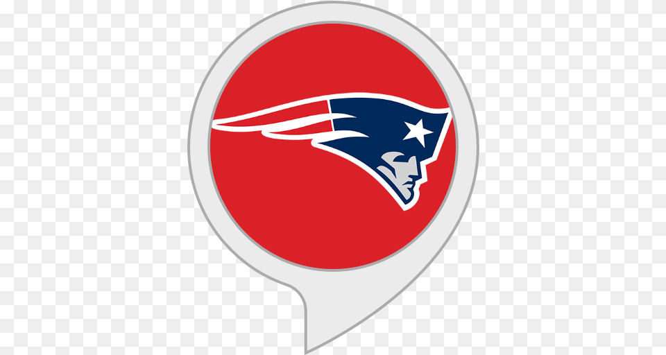 Amazoncom New England Patriots Flash Briefing Alexa Skills New England Patriots Logo Blue, Symbol Free Transparent Png
