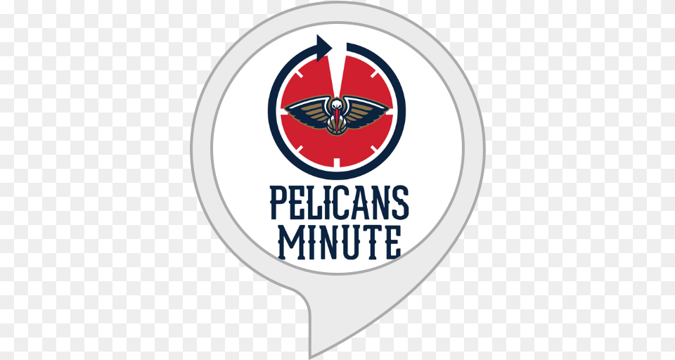Amazoncom New Orleans Pelicans Flash News Brief Alexa Skills New Orleans Pelicans, Logo, Emblem, Symbol, Badge Free Png