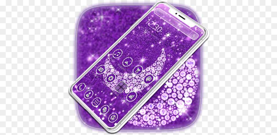 Amazoncom Purple Glitter Moon Theme Appstore For Android Mobile Phone, Electronics, Mobile Phone, Smoke Pipe Free Png