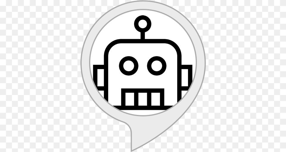 Amazoncom Quote Bot Alexa Skills Robot Icon, Cutlery, Stencil, Symbol, Disk Free Transparent Png