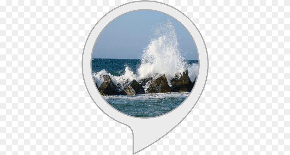 Amazoncom Relaxing Music Ocean Waves Alexa Skills Sea, Nature, Outdoors, Sea Waves, Water Free Png Download